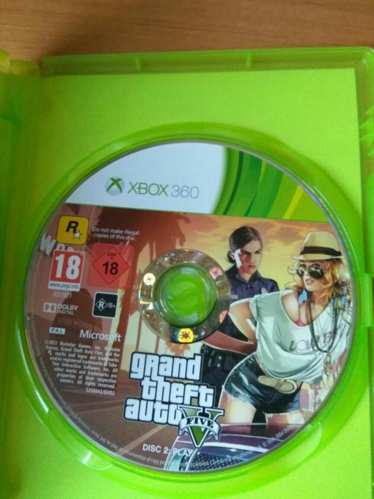 Диск gta 5 xbox