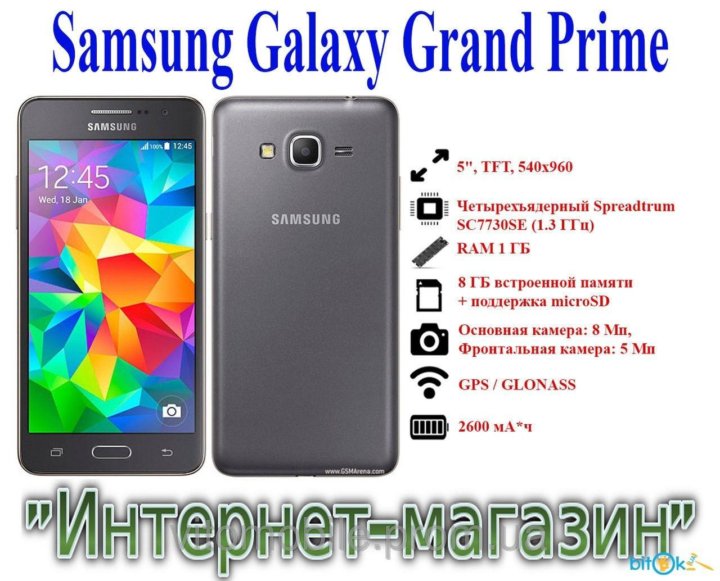 Самсунг galaxy grand prime карта памяти