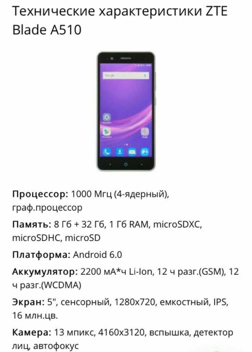 Zte a510 схема