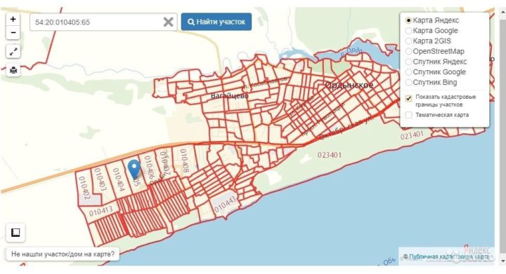 Карта р п ордынское новосибирской области