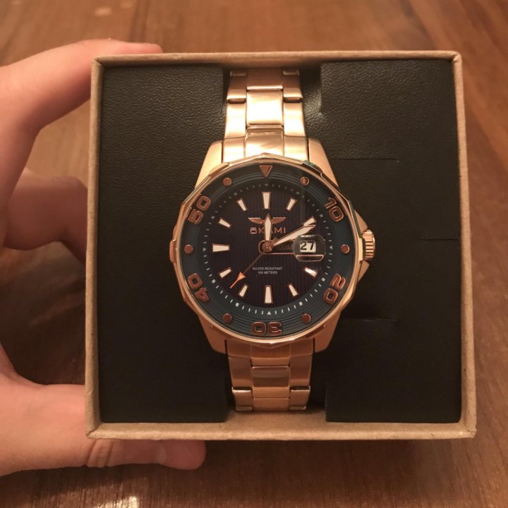 Новые Золотые часы Okami – купить в Санкт-Петербурге, цена 3 000 руб.,продано 11 августа 2018 – Аксессуары