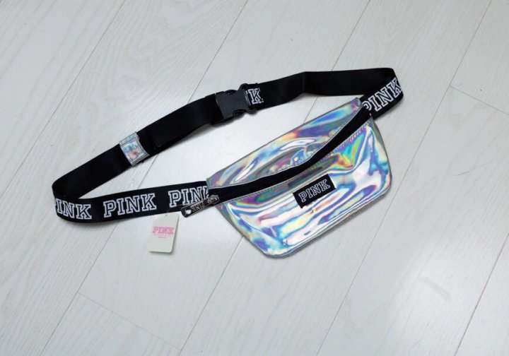 pink brand fanny pack