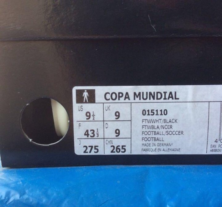 adidas copa mundial 43