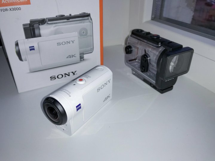 Камера Sony x3000 на мотошлем