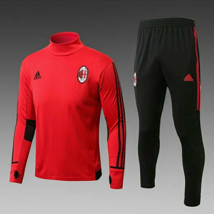 Спортивный костюм фк. Костюм футбольный Milan.