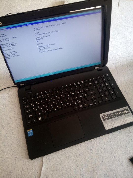 Драйвера acer es1 522