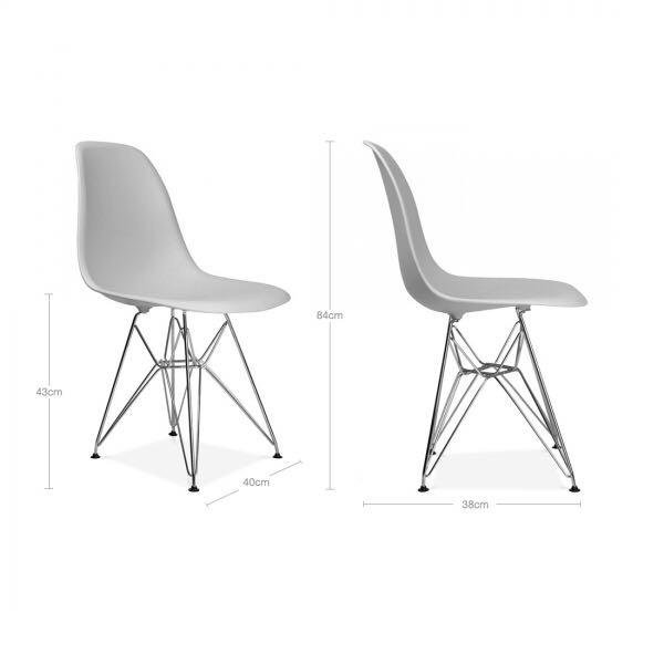 Стул eames dsr серый