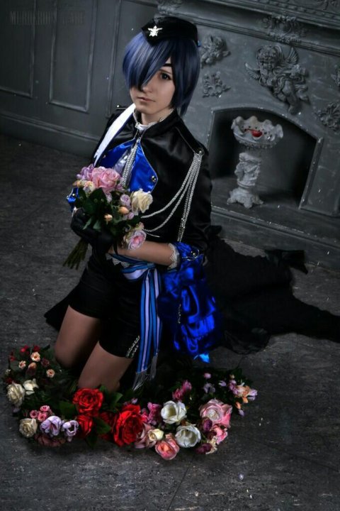 Demon Ciel Character Design by Yana Toboso | Black butler cosplay, Black butler ciel, Butler outfit