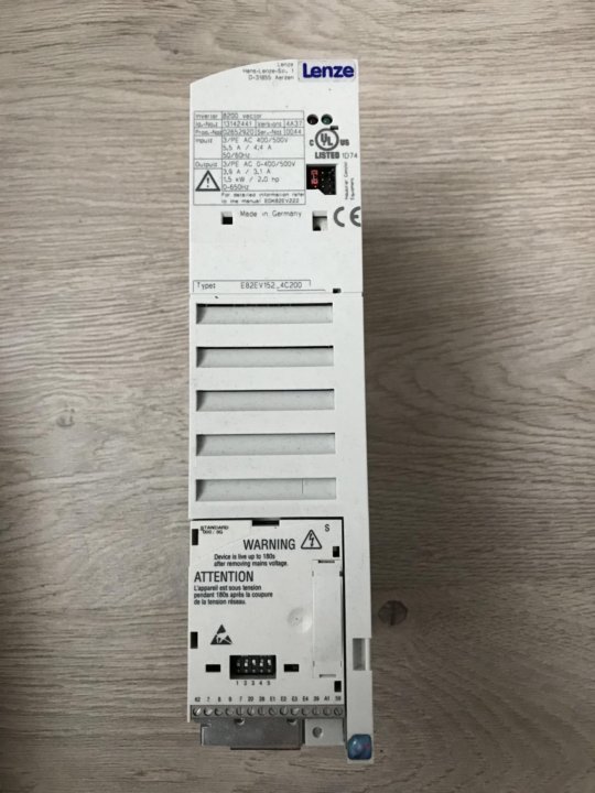 Lenze d31855 схема подключения