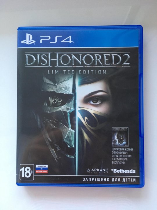 Dishonored ps4. Dishonored 2 Limited Edition.