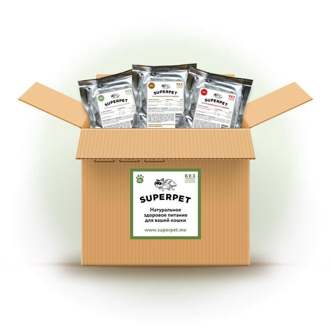 Корм суперпет для кошек