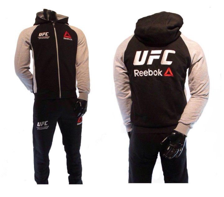 Спортивный костюм UFC REEBOK GRAY.