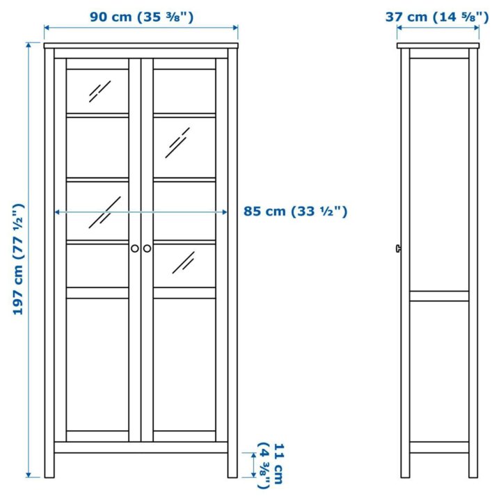 Икеа хемнэс шкаф витрина инструкция по сборке