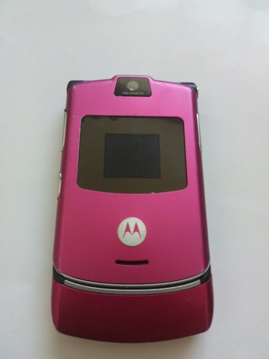 motorola razr flip phone pink