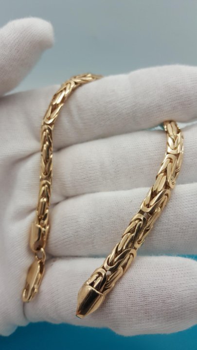 Золотой браслет женский лисий хвост