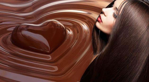 Маска для волос шоколадная наша с маслами