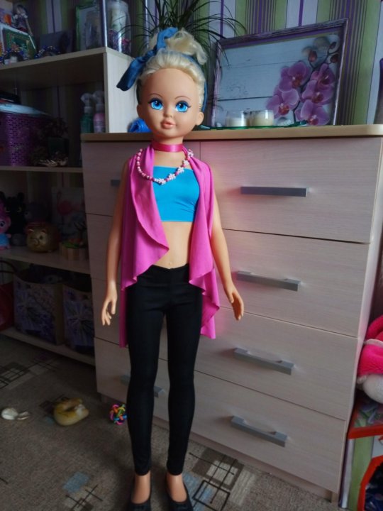 Кукла Барби Игра с Модой - высокая в розовой блузке 31 см