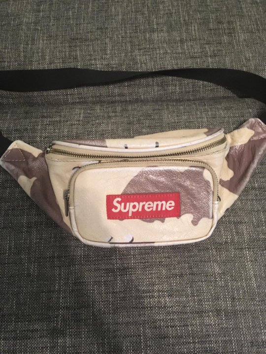 supreme camo bum bag