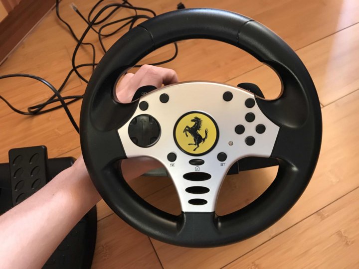 Не работают педали на руле thrustmaster ferrari