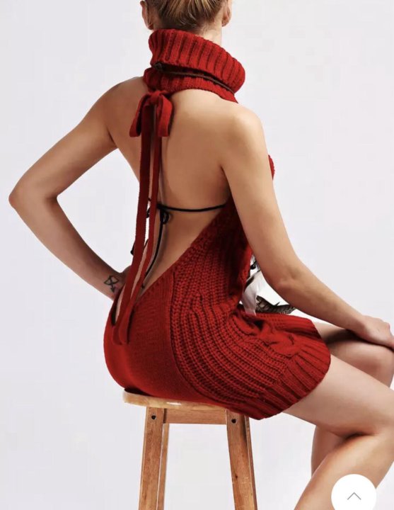 Backless sweater japan