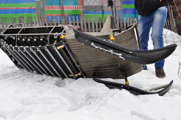 Чертеж снегохода рыбак 2 м