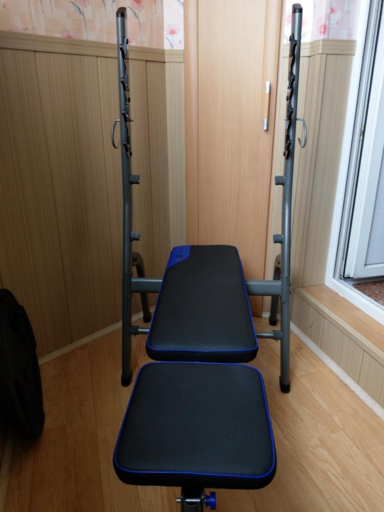 Domyos weight bench online 100