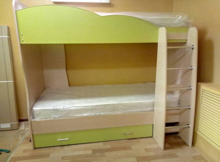 Кровать юниор 2 с ящиками