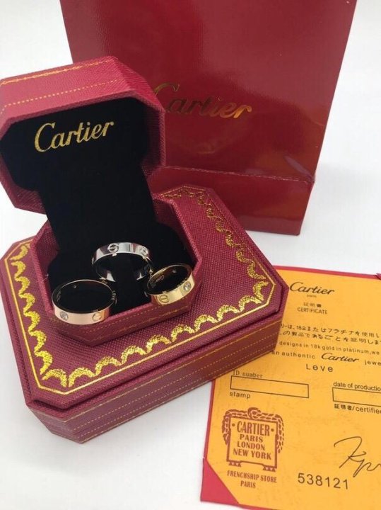 кольцо cartier