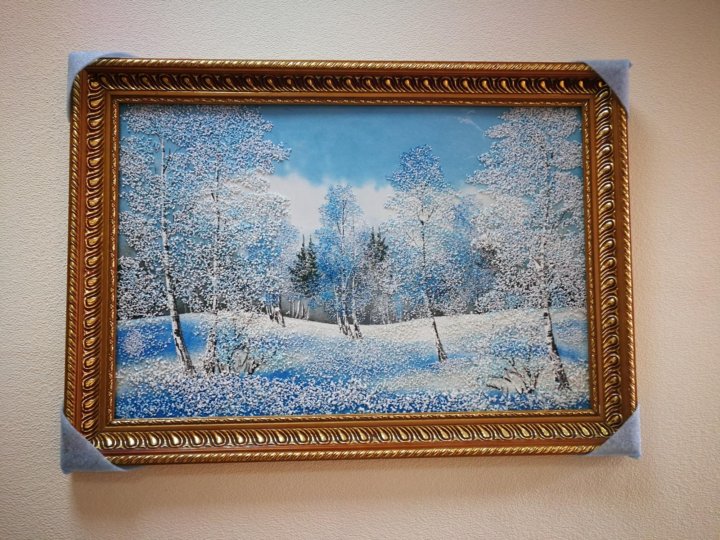 Картины из мраморной крошки