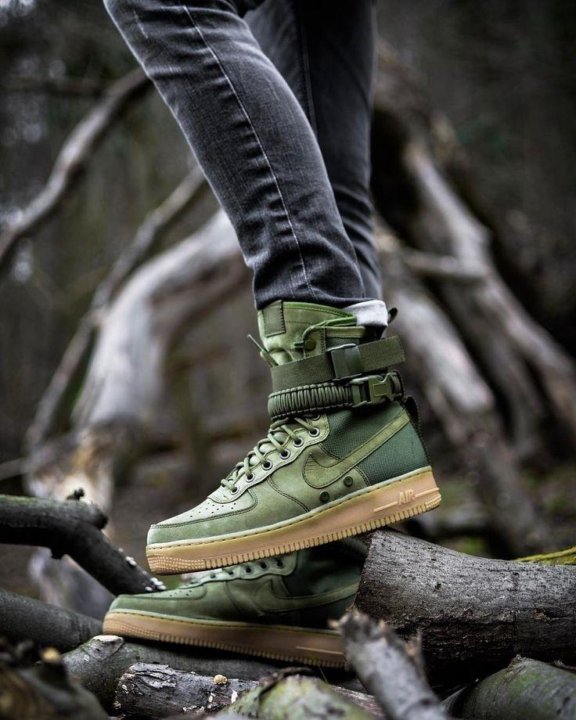 Air force 1 sf high olive best sale