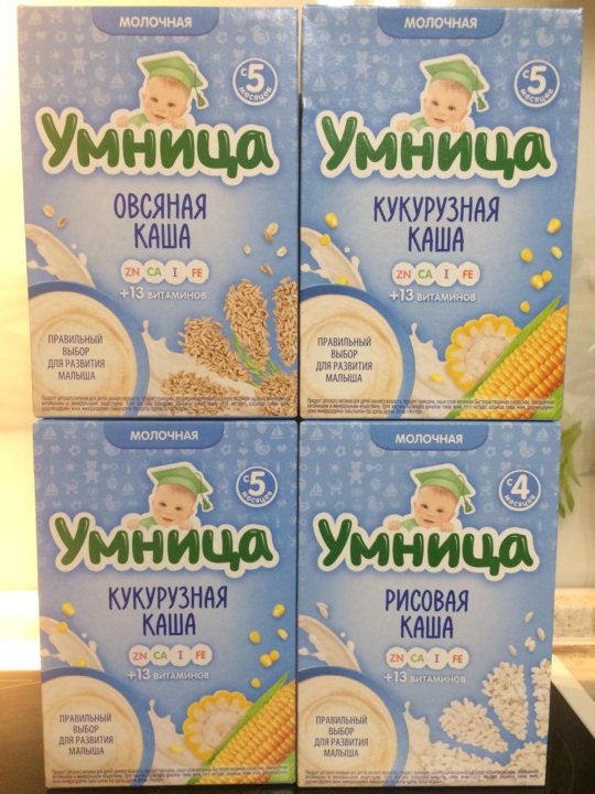 Каша умница кукурузная и овсяная