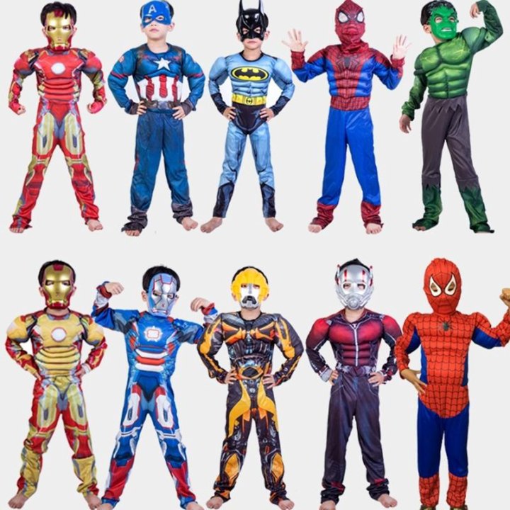 Все костюмы всех супергероев