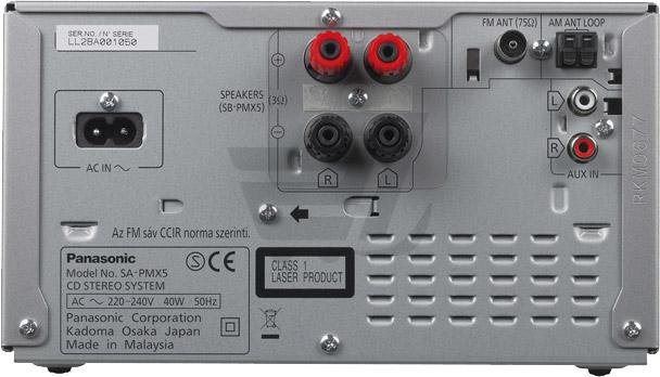 Panasonic sa pmx3 схема