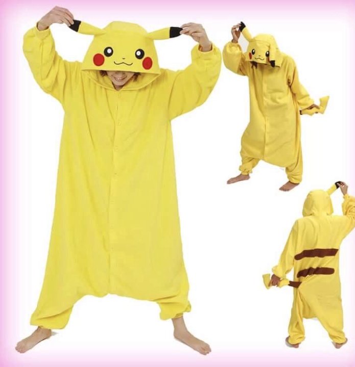 Pikachu kostüm xxl