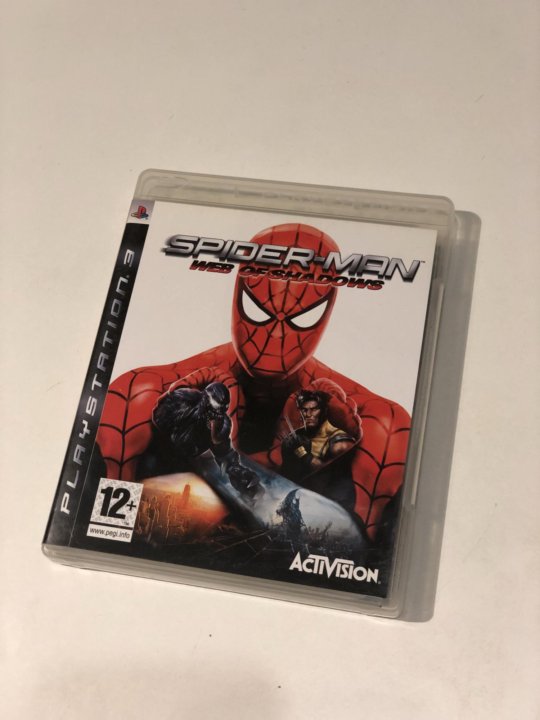 Редкая игра Spider Man Web Of Shadows PS3.