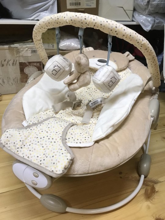 Шезлонг mothercare для новорожденных