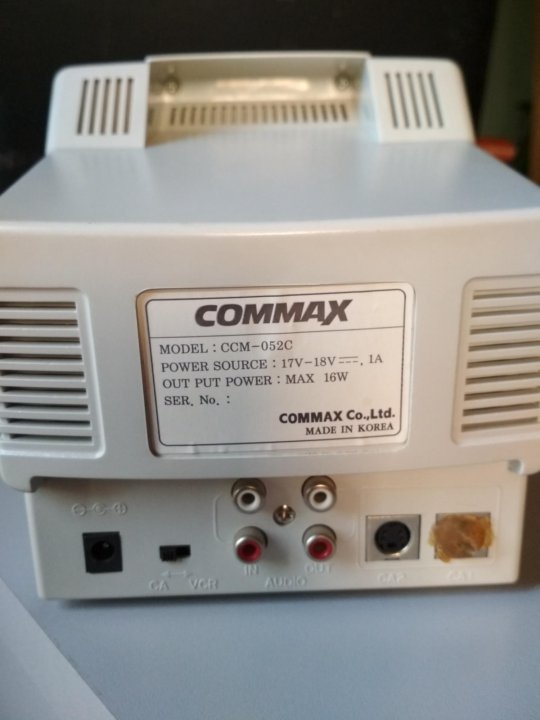 Схема commax ccm 052c