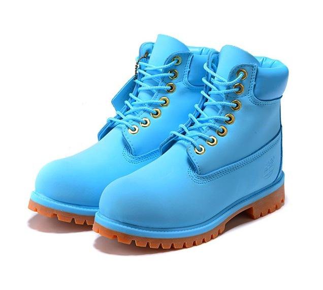 Зимние ботинки женские синие
