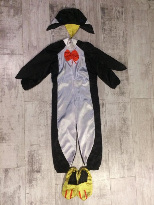 Новогодний костюм для девочки Пингвин детский