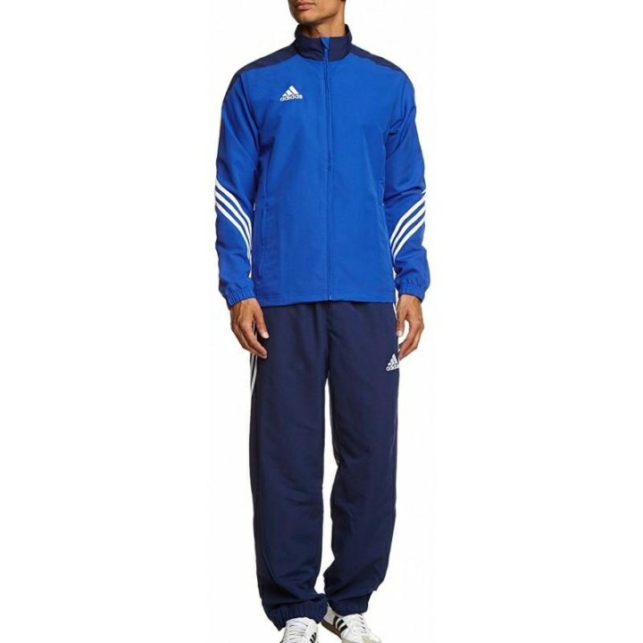 Adidas tiro синий костюм