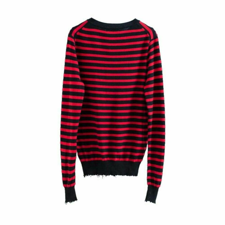 кофта красная полоска. кофта красная полоска. кофта красная полоска. джемпер в широкую полоску. красно черный свитер.