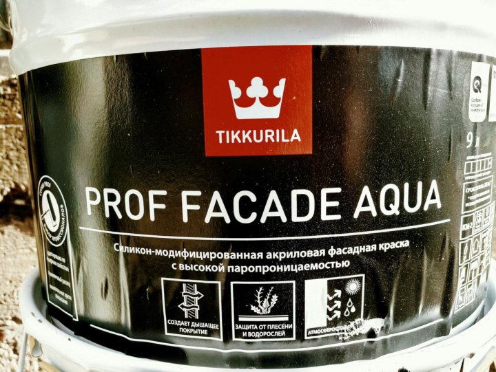 Tikkurila Prof facade Aqua. Тиккурила фасад силикон. Краска фасадная Tikkurila цвет белый. Краска фасадная Tikkurila 27404 9 л цвет белый.