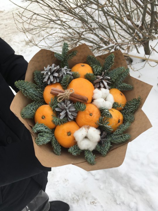 Новогодние Съедобные Букеты