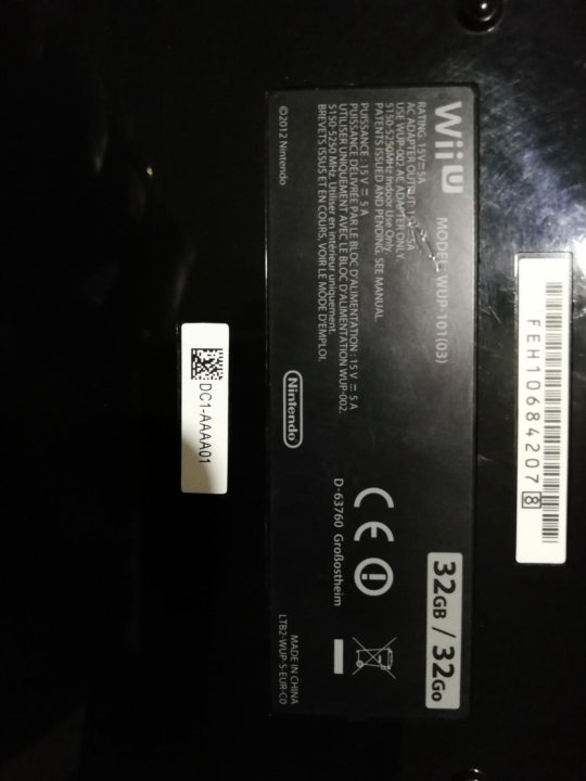 Nintendo Wii U Wup 101 03 32 Gb Kupit V Novoaltajske Cena 5 300 Rub Prodano 2 Fevralya Igrovye Pristavki