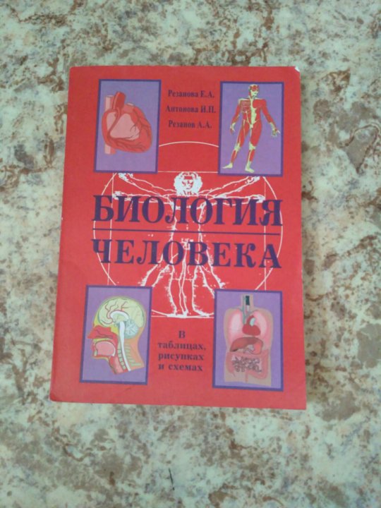 Резанова биология человека в таблицах рисунках и схемах резанова