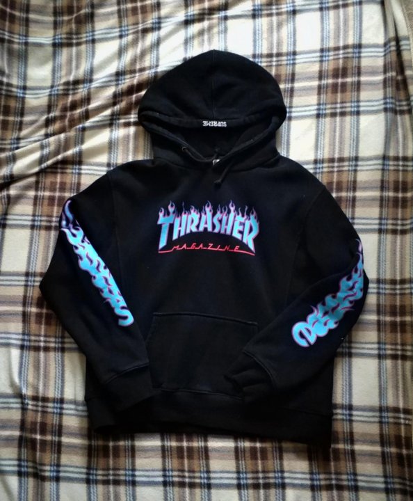 Felpa thrasher sales x supreme