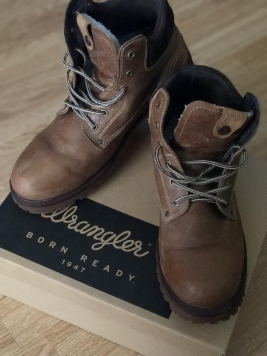 Зимние кожаные ботинки Wrangler по СУПЕР ЦЕНЕ!!! – купить в Химках, цена 2800 руб., продано 23 октября 2019 – Обувь