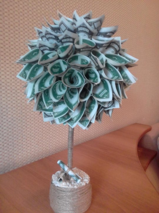 Сделать Денежное Дерево Фото