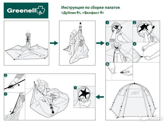 Как собрать кухню палатку