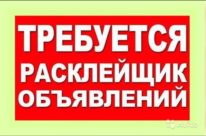 Расклейщики объявлений пицца москва